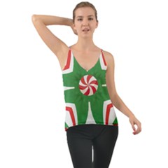 Candy Cane Kaleidoscope Cami by Celenk