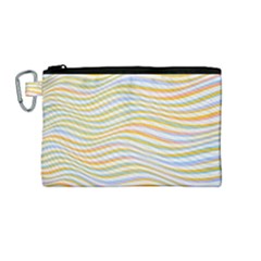 Art Abstract Colorful Colors Canvas Cosmetic Bag (medium)