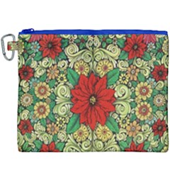 Calsidyrose Groovy Christmas Canvas Cosmetic Bag (xxxl) by Celenk