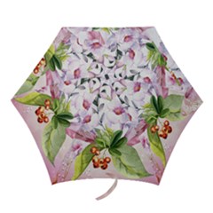 Wonderful Flowers, Soft Colors, Watercolor Mini Folding Umbrellas by FantasyWorld7