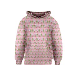 Floral Pattern Kids  Pullover Hoodie by SuperPatterns