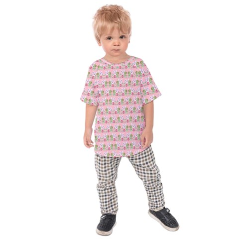 Floral Pattern Kids Raglan Tee by SuperPatterns