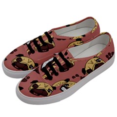 Happy Pugs Men s Classic Low Top Sneakers