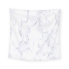 Marble Texture White Pattern Square Tapestry (small) by Celenk