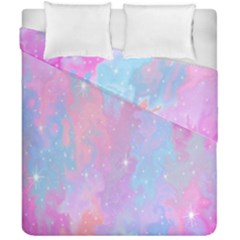 Space Psychedelic Colorful Color Duvet Cover Double Side (california King Size) by Celenk