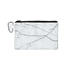 White Background Pattern Tile Canvas Cosmetic Bag (small)