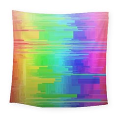 Colors Rainbow Chakras Style Square Tapestry (large) by Celenk