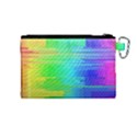 Colors Rainbow Chakras Style Canvas Cosmetic Bag (Medium) View2