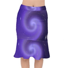 Spiral Lighting Color Nuances Mermaid Skirt by Celenk