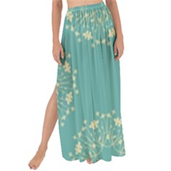 Floral Vintage Royal Frame Pattern Maxi Chiffon Tie-Up Sarong