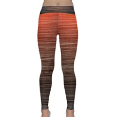 Background Red Orange Modern Classic Yoga Leggings