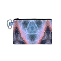 Sacred Geometry Mandelbrot Fractal Canvas Cosmetic Bag (small)