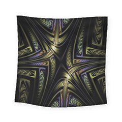 Fractal Braids Texture Pattern Square Tapestry (small) by Celenk