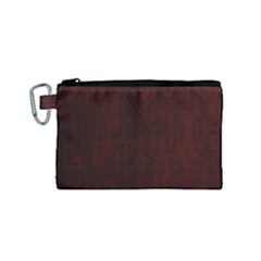 Grunge Brown Abstract Texture Canvas Cosmetic Bag (small)
