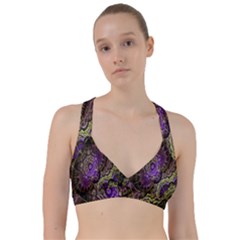 Abstract Fractal Art Design Sweetheart Sports Bra by Celenk