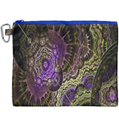 Abstract Fractal Art Design Canvas Cosmetic Bag (xxxl) by Celenk