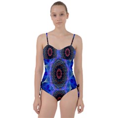 Cosmic Flower Kaleidoscope Art Sweetheart Tankini Set by Celenk