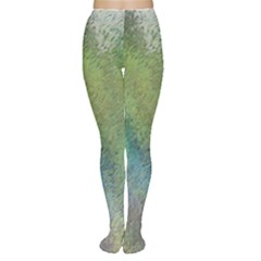 Frosted Glass Background Psychedelic Women s Tights
