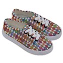 Decorative Ornamental Concentric Kids  Classic Low Top Sneakers View3