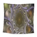 Fractal Waves Whirls Modern Square Tapestry (Large) View1