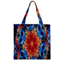 Alchemy Kaleidoscope Pattern Zipper Grocery Tote Bag by Celenk