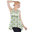 Watercolor Christmas Tree Side Drop Tank Tunic View1