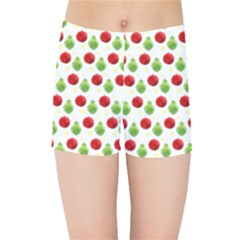 Watercolor Ornaments Kids Sports Shorts