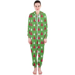 Christmas Tree Hooded Jumpsuit (ladies)  by patternstudio