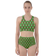 Christmas Tree Racer Back Bikini Set by patternstudio