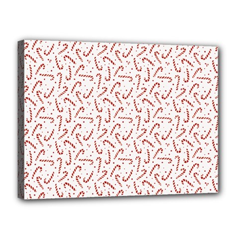 Candy Cane Canvas 16  X 12  by patternstudio