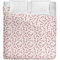 Candy Cane Duvet Cover Double Side (king Size) by patternstudio