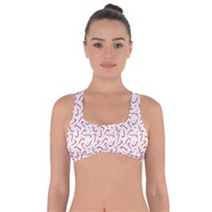 Candy Cane Got No Strings Sports Bra by patternstudio