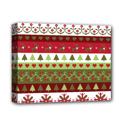 Christmas Spirit Pattern Deluxe Canvas 14  X 11  by patternstudio