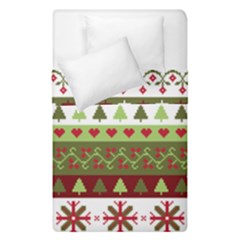 Christmas Spirit Pattern Duvet Cover Double Side (single Size) by patternstudio