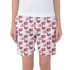 Ho Ho Ho Santaclaus Christmas Cheer Women s Basketball Shorts