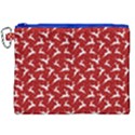Red Reindeers Canvas Cosmetic Bag (XXL) View1
