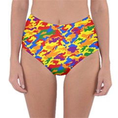 Homouflage Gay Stealth Camouflage Reversible High-waist Bikini Bottoms by PodArtist