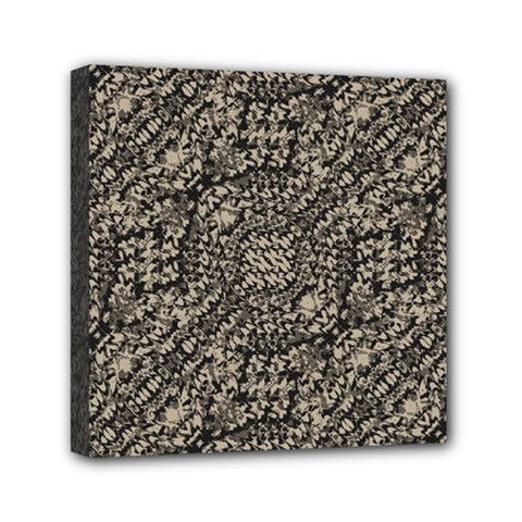 Animal Print Camo Pattern Mini Canvas 6  X 6  by dflcprints