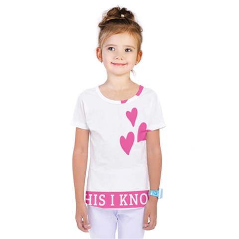 Jesus Loves Me [converted] Kids  One Piece Tee by clothcarts