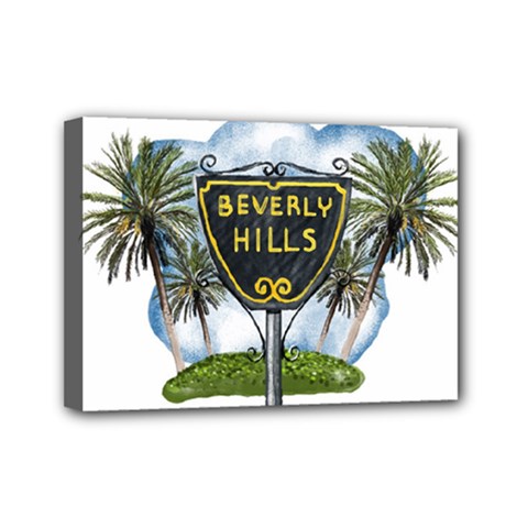 Beverly Hills Mini Canvas 7  X 5  by Bigfootshirtshop