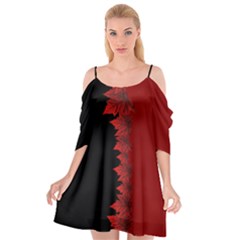 Canada Maple Leaf  Cutout Spaghetti Strap Chiffon Dress by CanadaSouvenirs