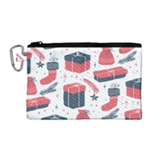 Christmas Gift Sketch Canvas Cosmetic Bag (medium) by patternstudio