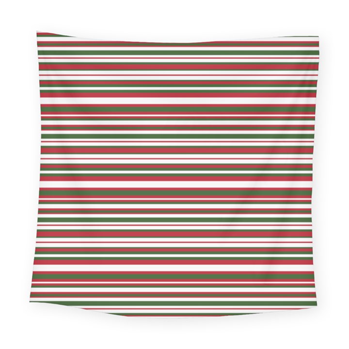 Christmas Stripes Pattern Square Tapestry (Large)