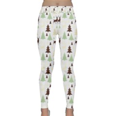 Reindeer Tree Forest Classic Yoga Leggings