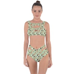 Reindeer Tree Forest Art Bandaged Up Bikini Set  by patternstudio