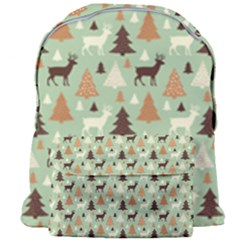 Reindeer Tree Forest Art Giant Full Print Backpack by patternstudio