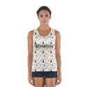 Reindeer Christmas Tree Jungle Art Sport Tank Top  View1