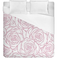 Pink Peonies Duvet Cover (king Size) by NouveauDesign