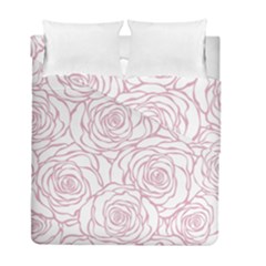 Pink Peonies Duvet Cover Double Side (full/ Double Size) by NouveauDesign