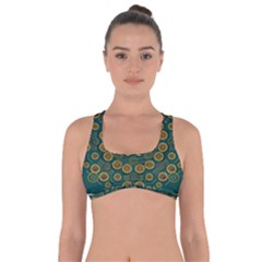 Snow Flower In A Calm Place Of Eternity And Peace Got No Strings Sports Bra by pepitasart